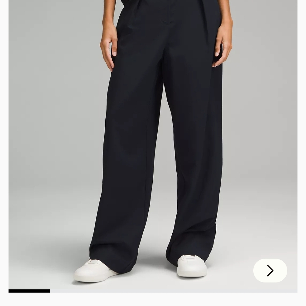 Lululemon Athletica Black Wide-Leg Pants